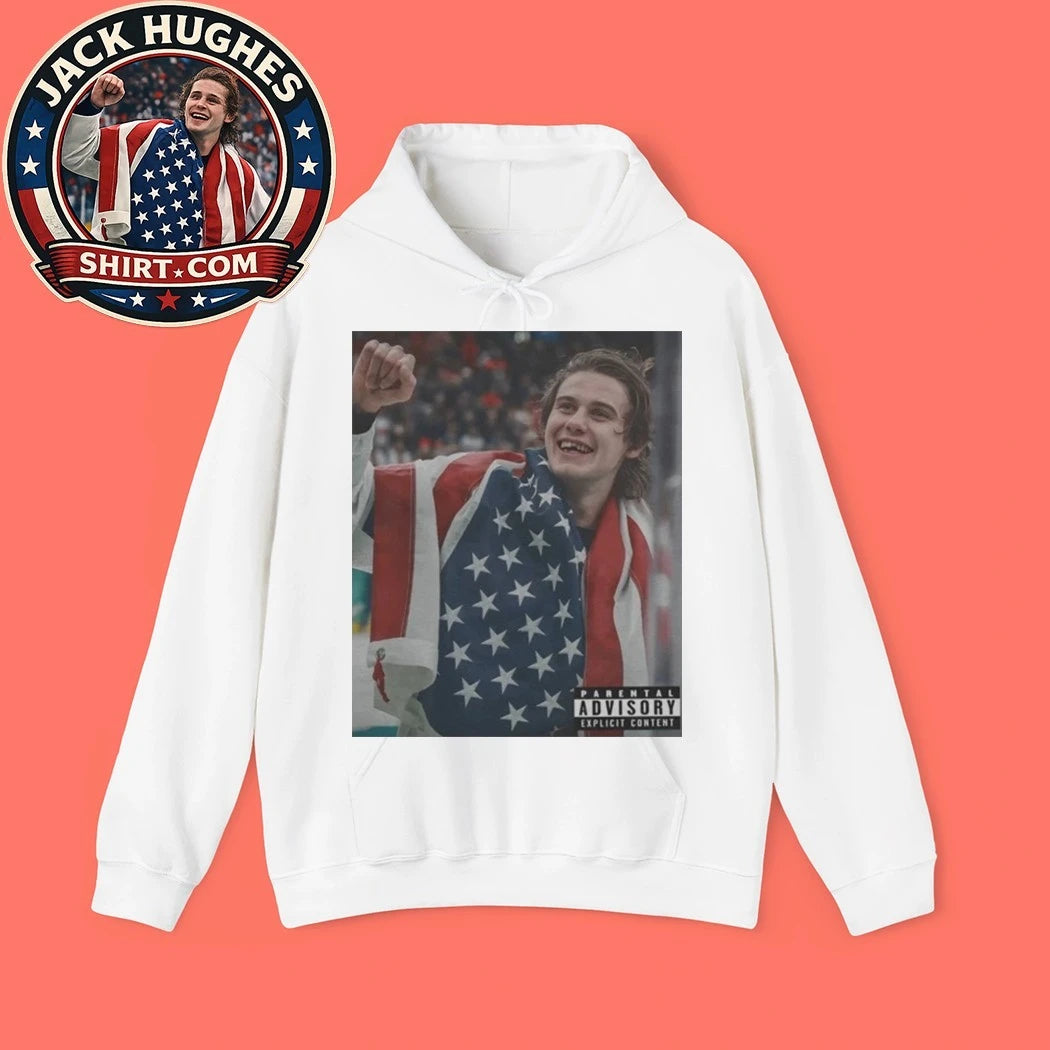 Honoring ice hockey player Jack Hughes after Team USA’s dramatic victory at the 2026 Winter Olympics T-Shirt