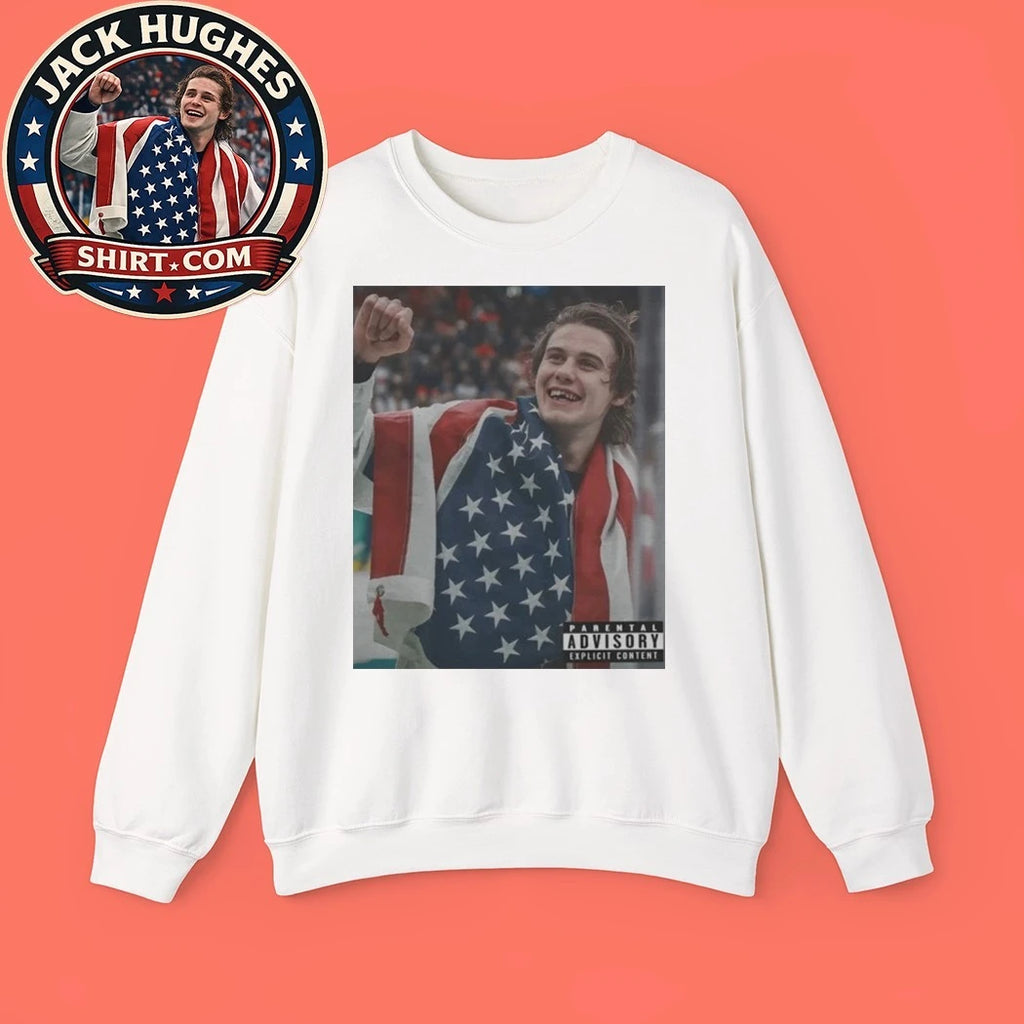 Honoring ice hockey player Jack Hughes after Team USA’s dramatic victory at the 2026 Winter Olympics T-Shirt
