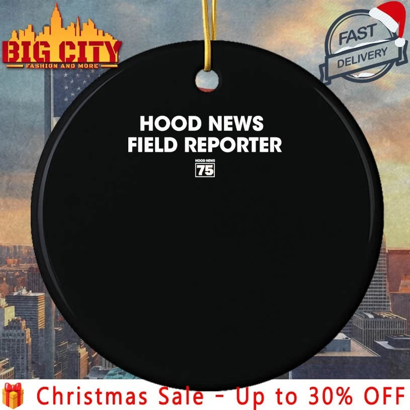 Hood News 75 Field Reporter shirt