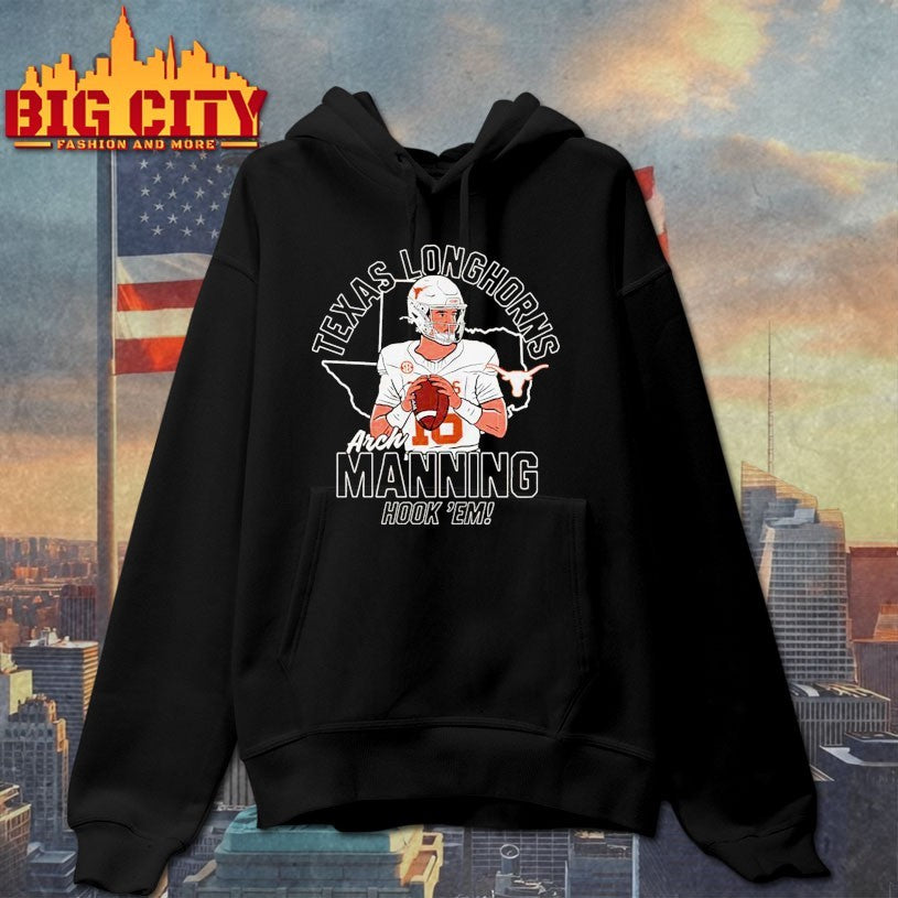 Hook Em Arch Manning Longhorns Shirts