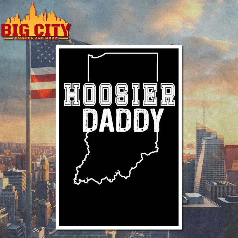 Hoosier Daddy map shirt