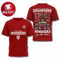 Hoosiers 2025 Rose Bowl Champions Go Big Red Two Sided Shirt
