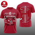 Hoosiers Football Historic Season Champs 2026 Two Sided Shirt