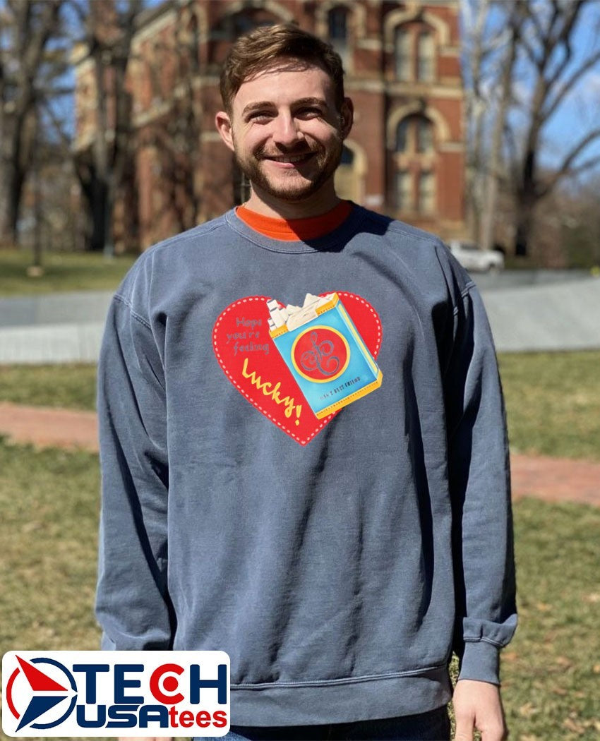 Hope you’re feeling lucky heart shirt