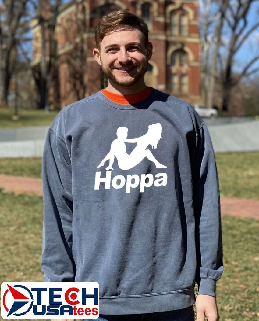 Hoppa logo parody shirt
