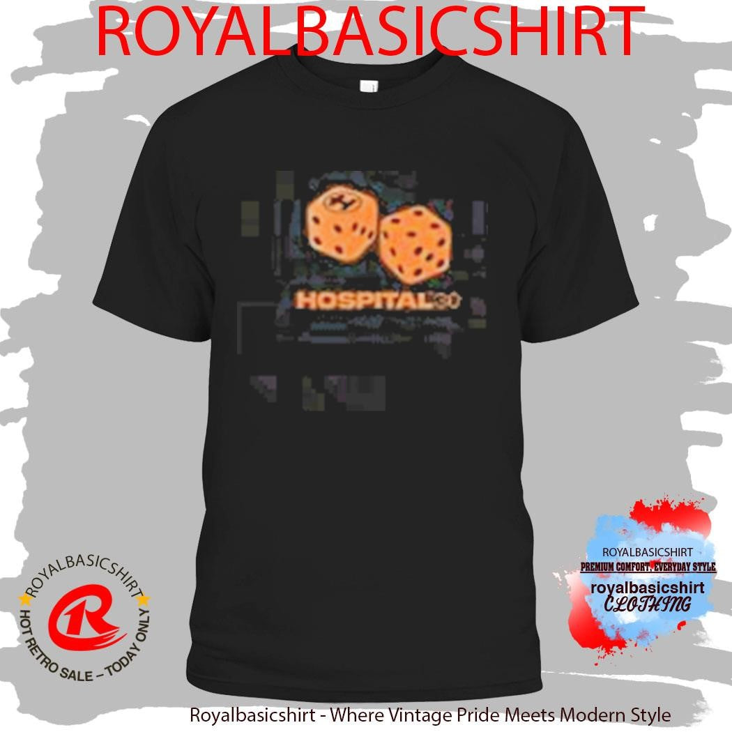 Hospital Records Lucky Dice Black T-Shirt