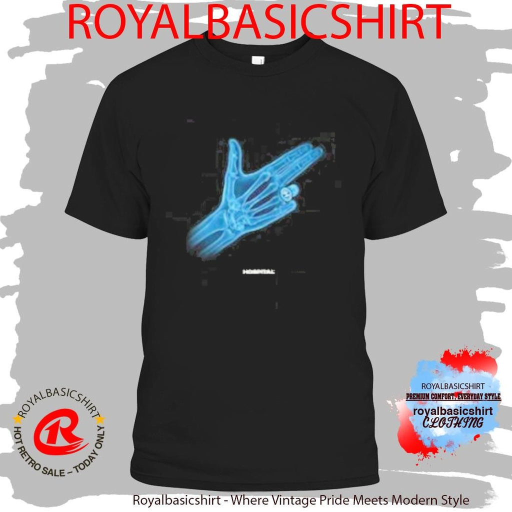 Hospital Records X-Ray Black T-Shirt