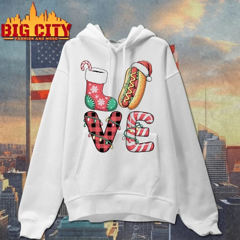 Hot Dog Christmas Love 2025 shirt