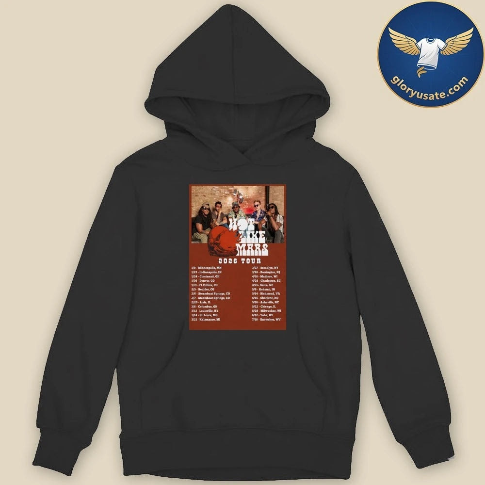 Hot Like Mars Tour 2026 Poster Shirt