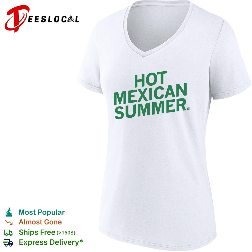 Mexican Sumber funny green text shirt