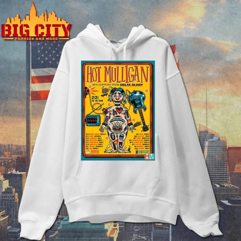 Hot Mulligan Europe And UK Tour 2026 City Dates Home Poster Shirt
