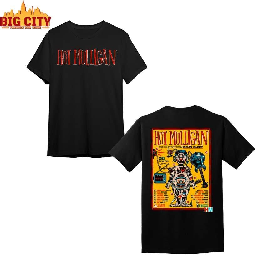 Hot Mulligan Europe And UK Tour 2026 City Dates Shirt
