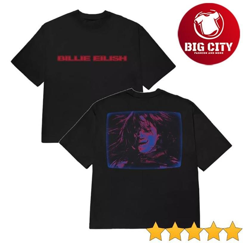 Hot Topic Billie Eilish Hit Me Hard And Soft Tour Film Two Sided Shirt