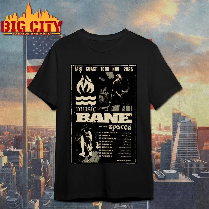 Hot Water Music East Coast Nov 2025 Tour Poster shirt