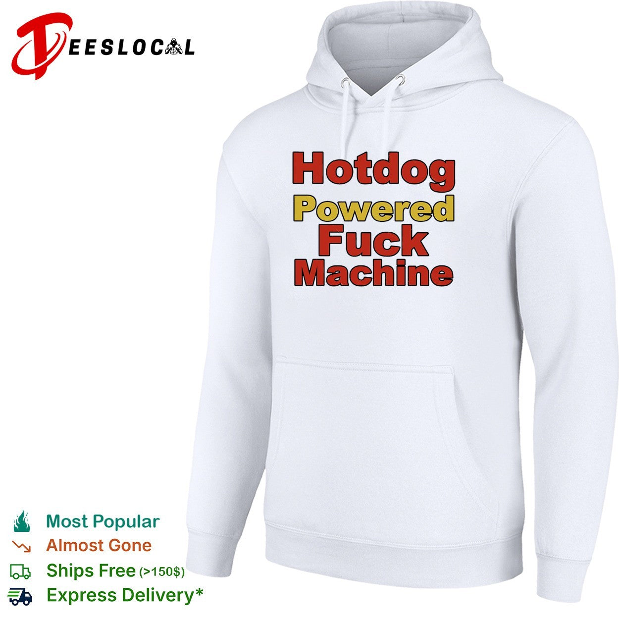 Hotdog powered fuck machine shirt