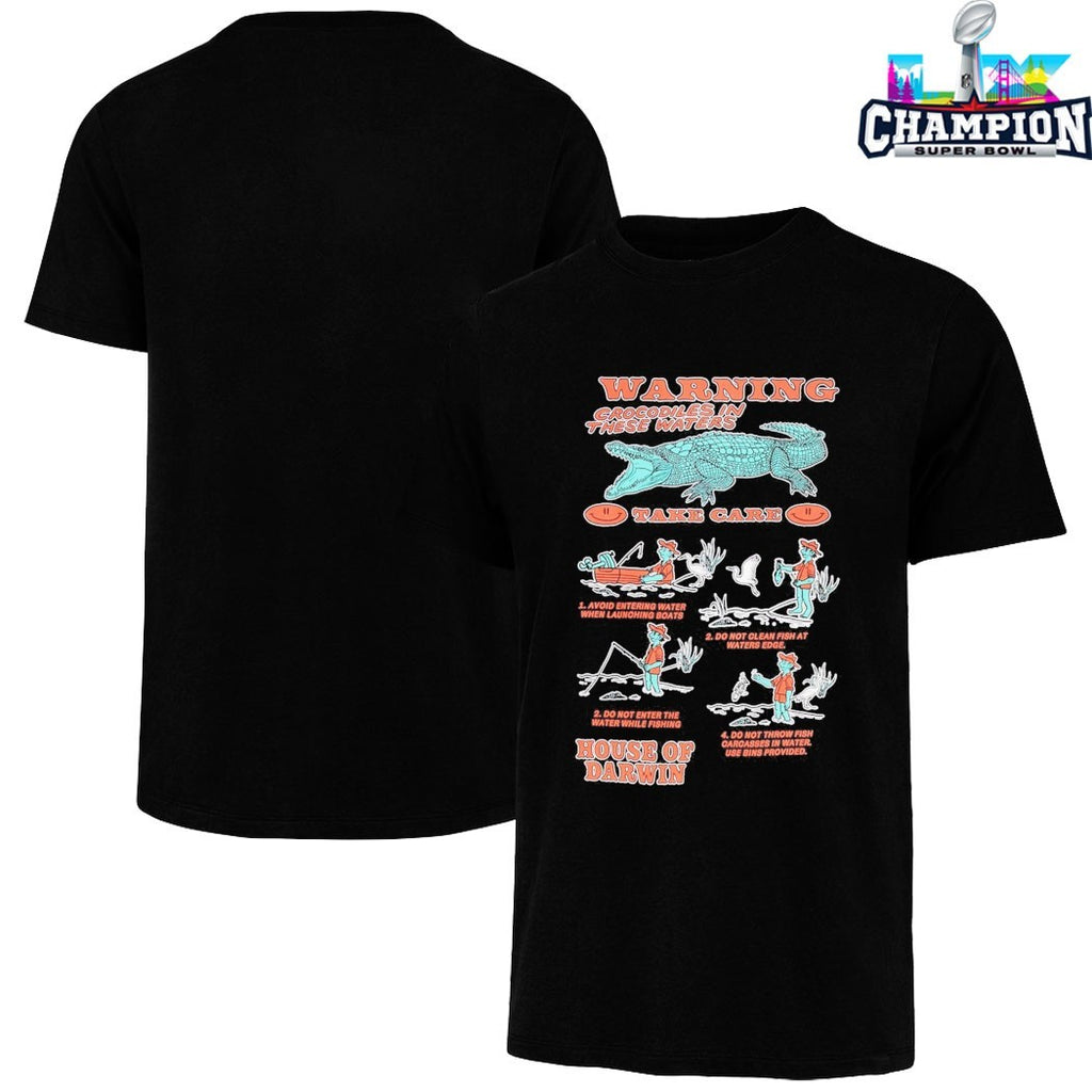 House Of Darwin Take Care Crocodiles In There Waters T-shirts
