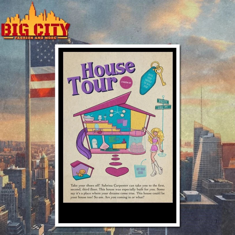 House Tour Take You Shoes off poster shirt