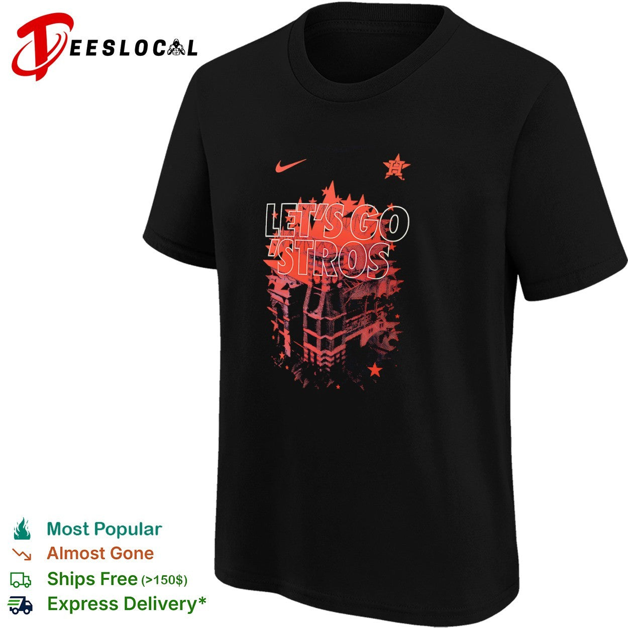 Houston Astros Let Is Go Stros Major League Baseball Team Logo shirt