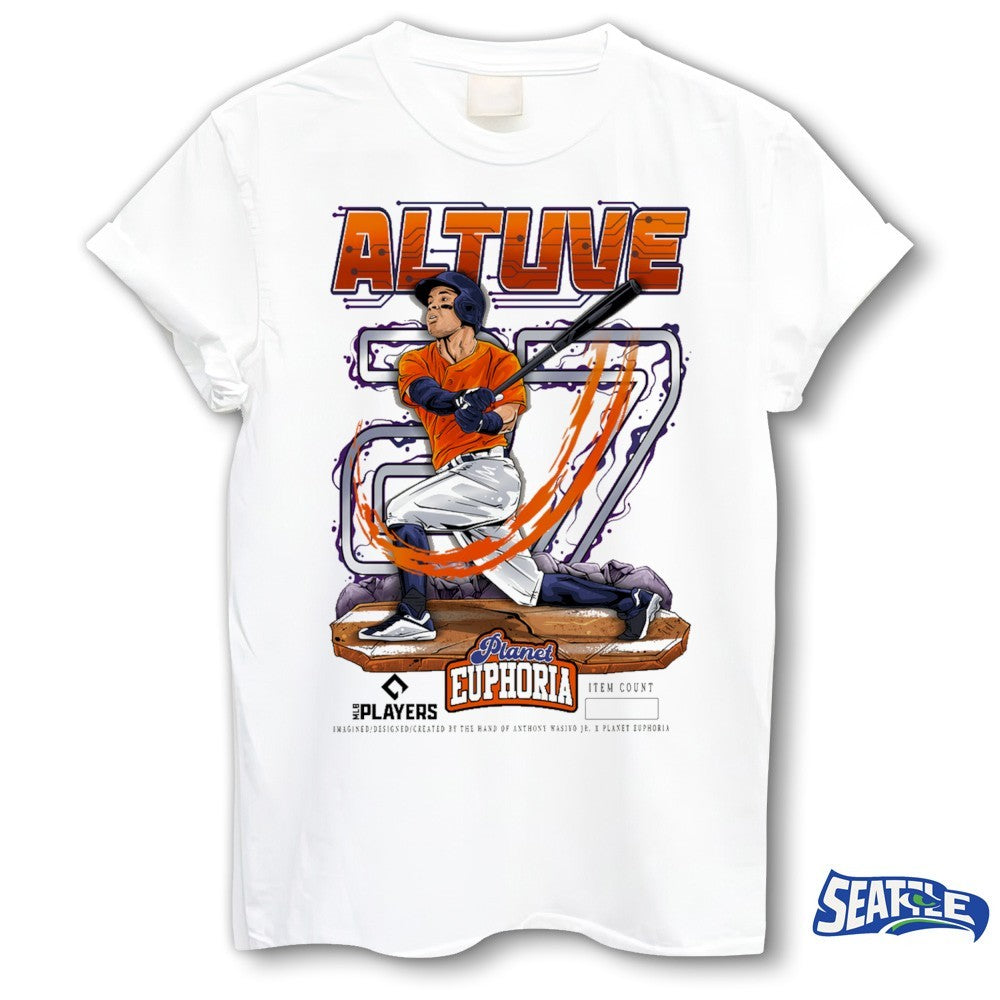 Houston Astros MLB 2026 Jose Altuve Planet Euphoria Art shirt