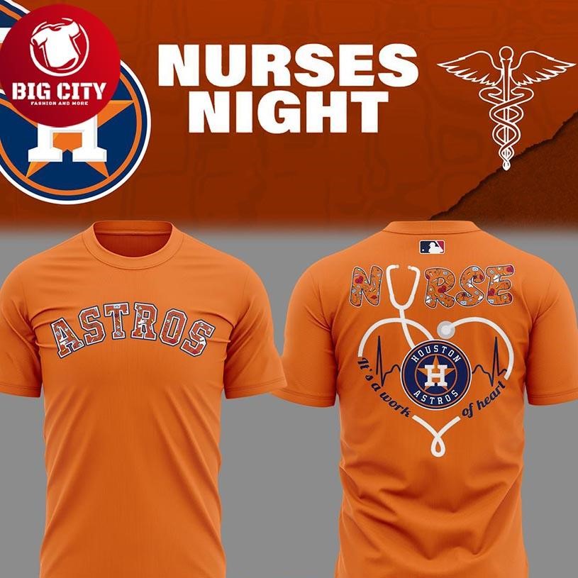 Houston Astros Nurse Night Of Appreciation 2025 Christmas Two Sided Shirt