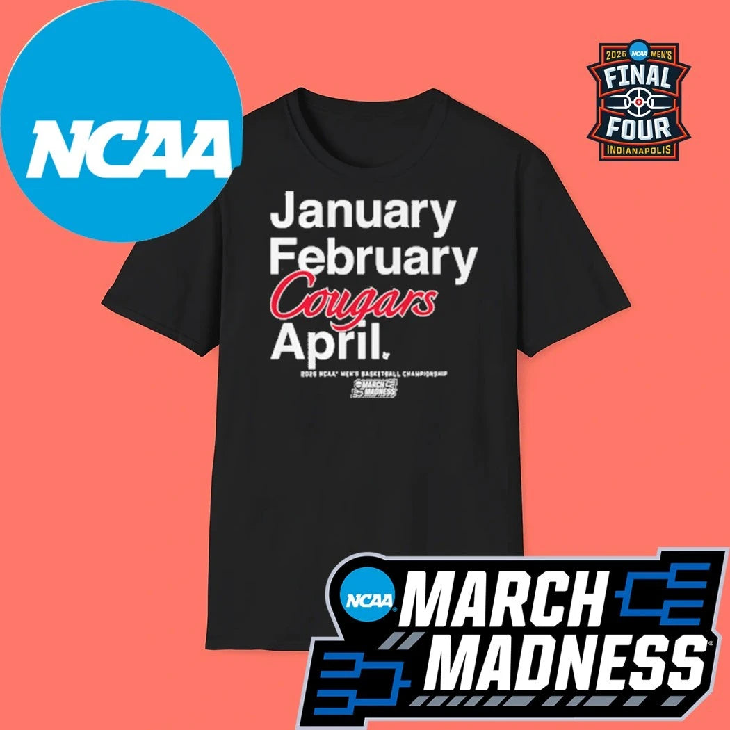 Houston Cougars MBB 2026 NCAA Men’s Basketball Championship March Madness Month Logo Shirt