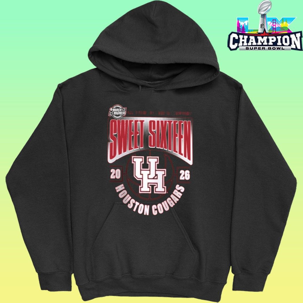 Houston Cougars Men’s Basketball 2026 Ncaa March Madness Sweet 16 Shirt