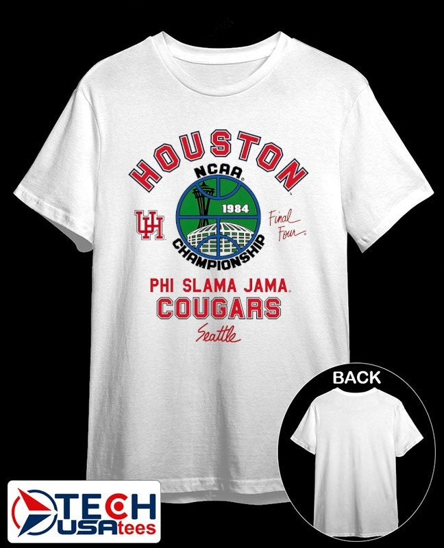 Houston Cougars NCAA Phi Slama Jama 1984 Final Four shirt