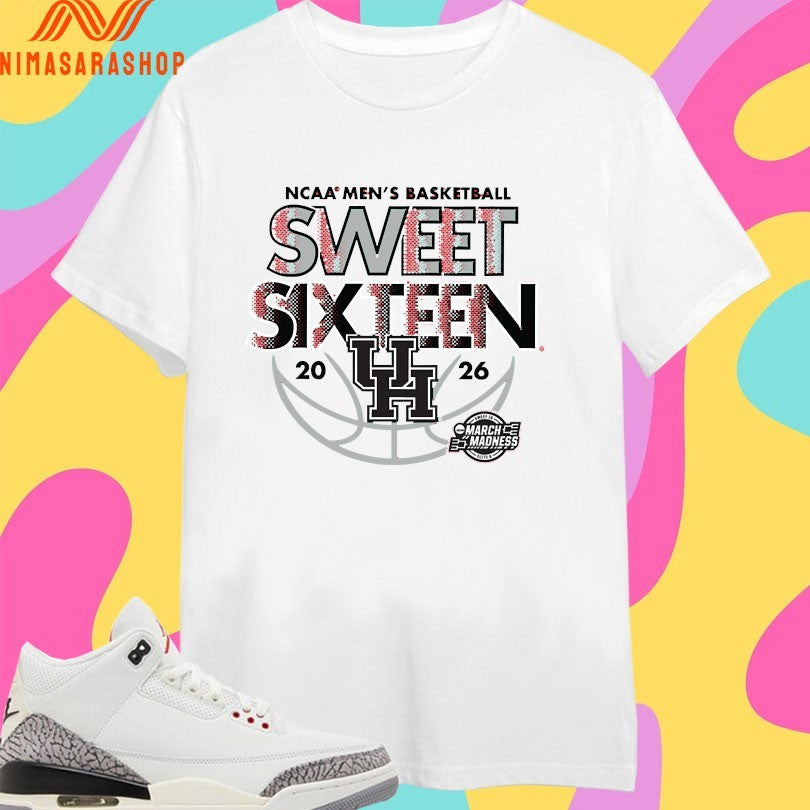 Houston Cougars Ncaa Men’s Basketball Sweet Sixteen March Madness 2026 Shirts
