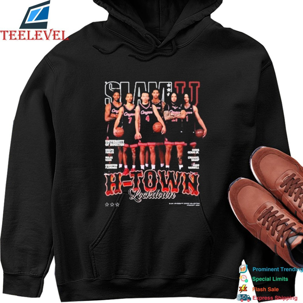 Houston Cougars Slam H-Town Men’s Basketball Team Players T-Shirts