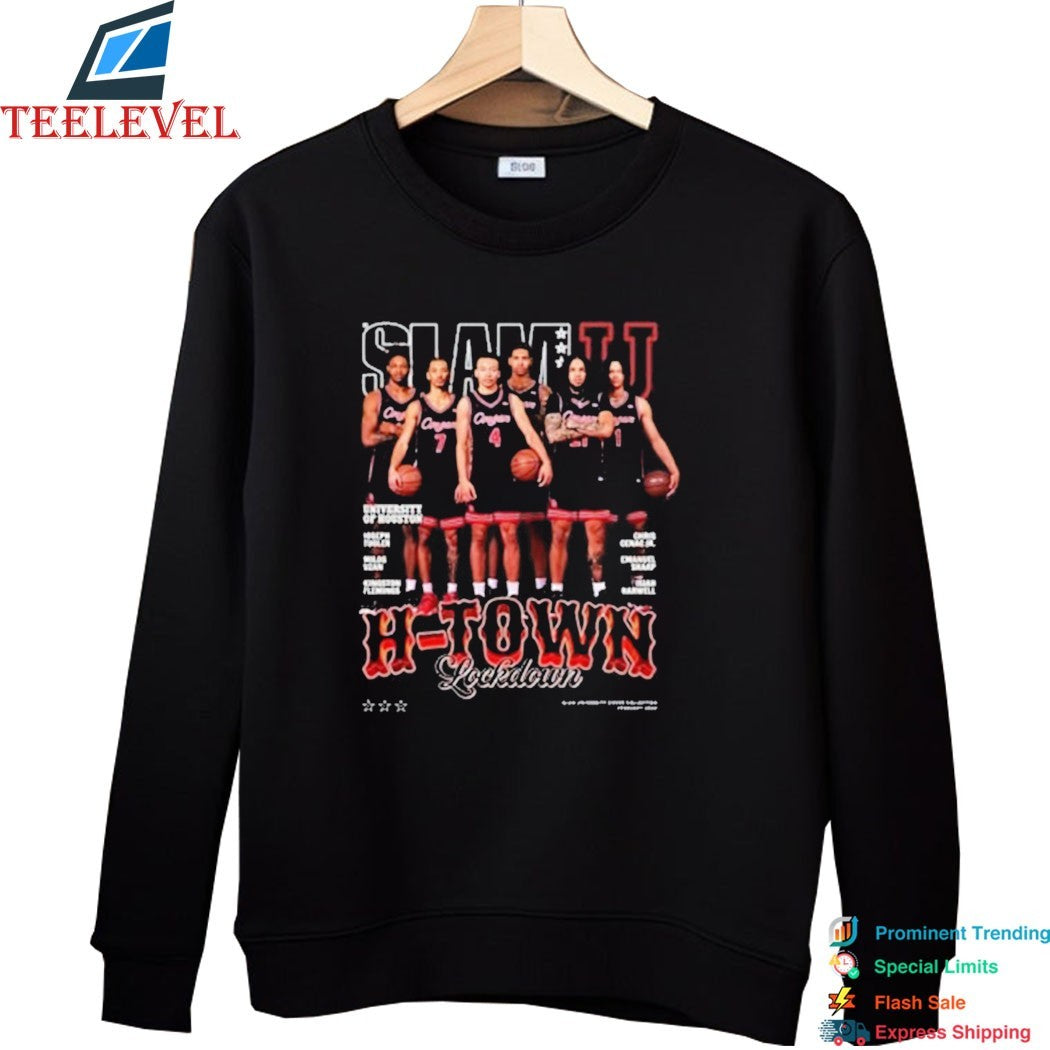 Houston Cougars Slam H-Town Men’s Basketball Team Players T-Shirts