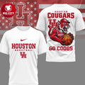 Official Houston Cougars x NCAA GameDay Basketball Two Sided Shirt