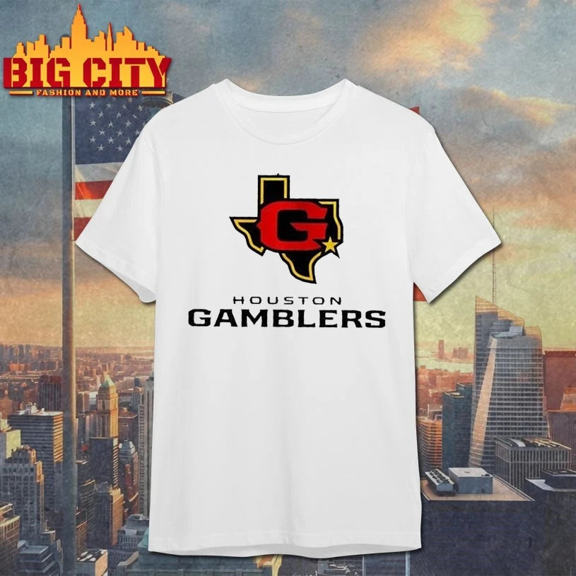 Houston Gamblers Lockup Logo Shirt