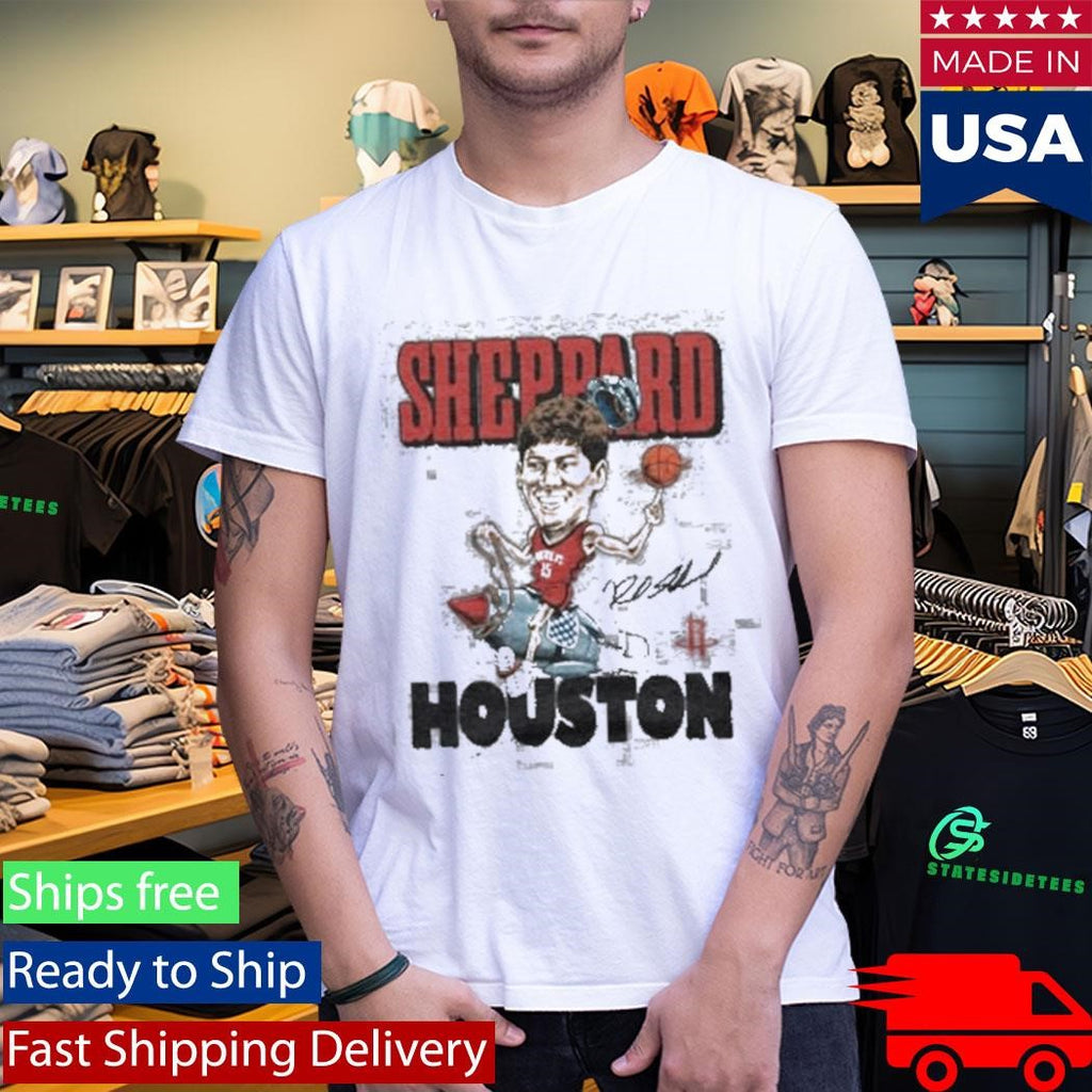 Houston Rockets Homage Reed Sheppard Rocket T-Shirt