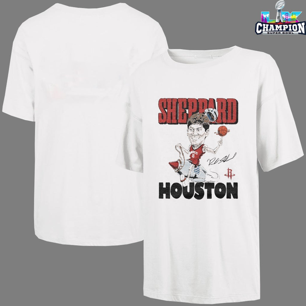 Houston Rockets Reed Sheppard Rocket Shirt