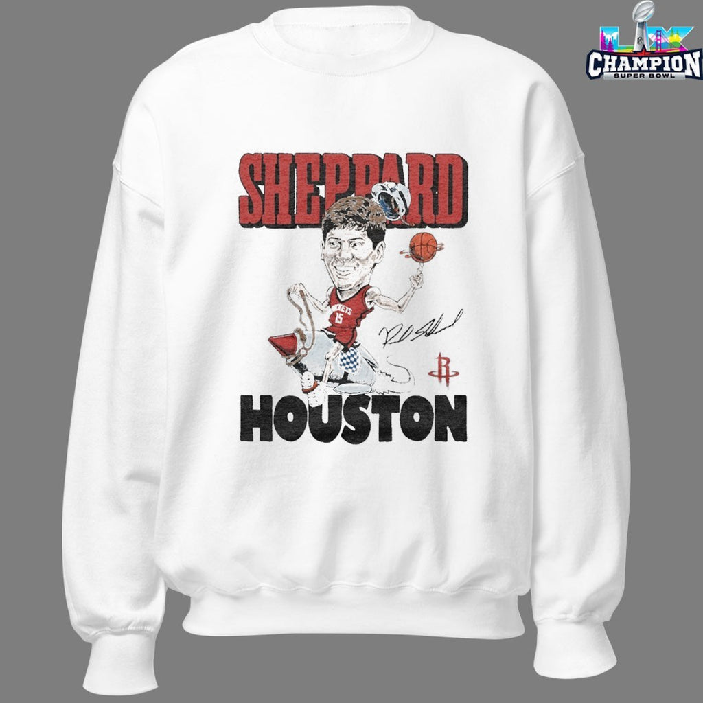 Houston Rockets Reed Sheppard Rocket Shirt
