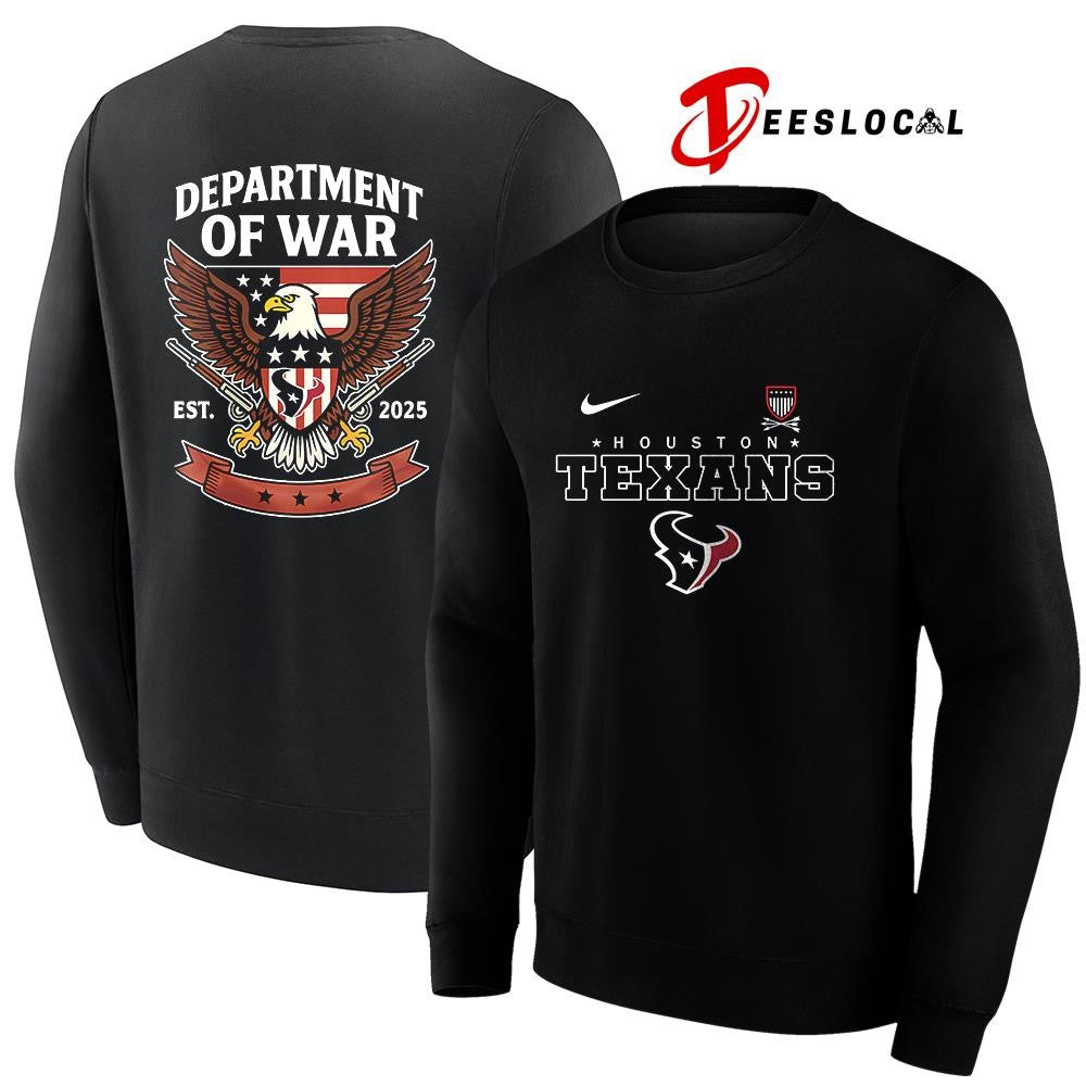 Houston Texans Department of War eagle shirt
