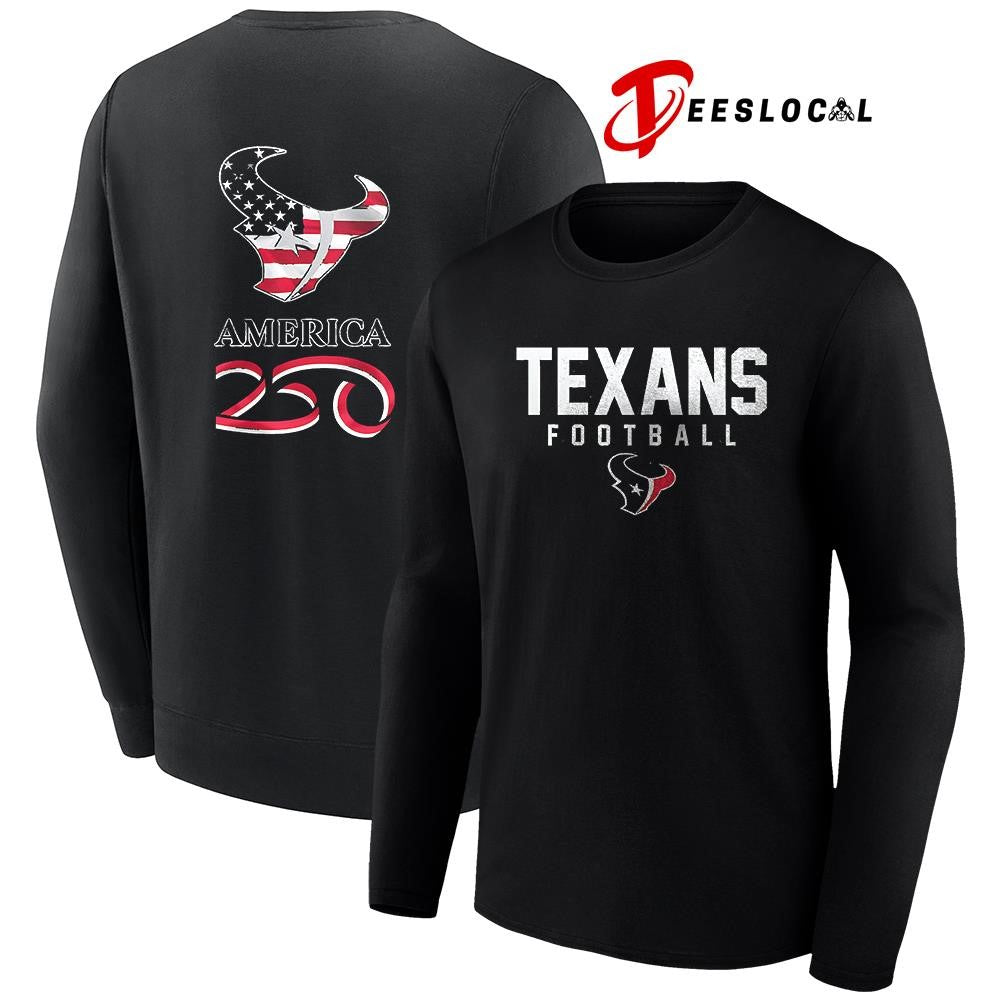Houston Texans x 250 years of America camo shirt
