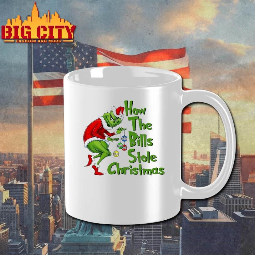 Official How the bills stole christmas grinch Shirt