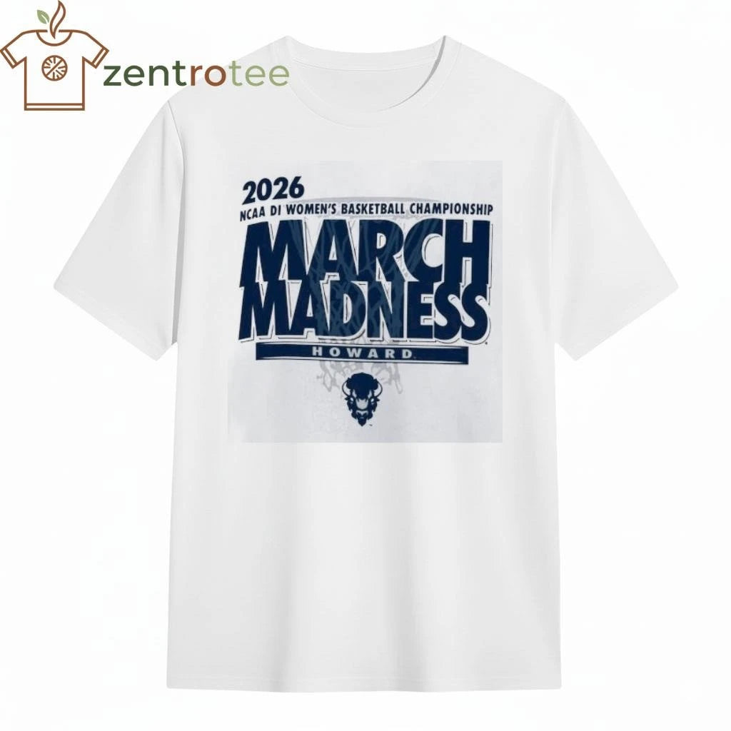 Howard Bison 2026 NCAA DI Women’s Basketball Championship March Madness shirt