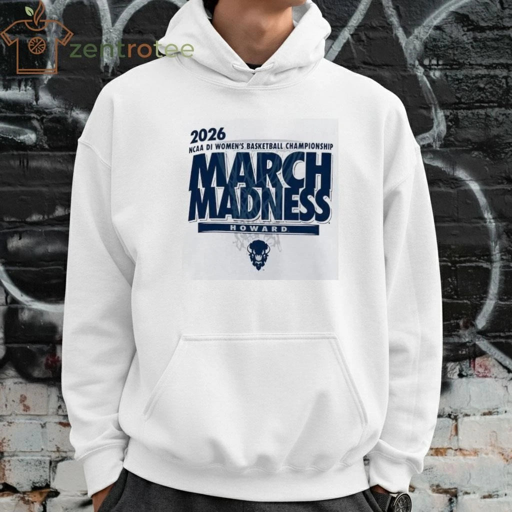 Howard Bison 2026 NCAA DI Women’s Basketball Championship March Madness shirt