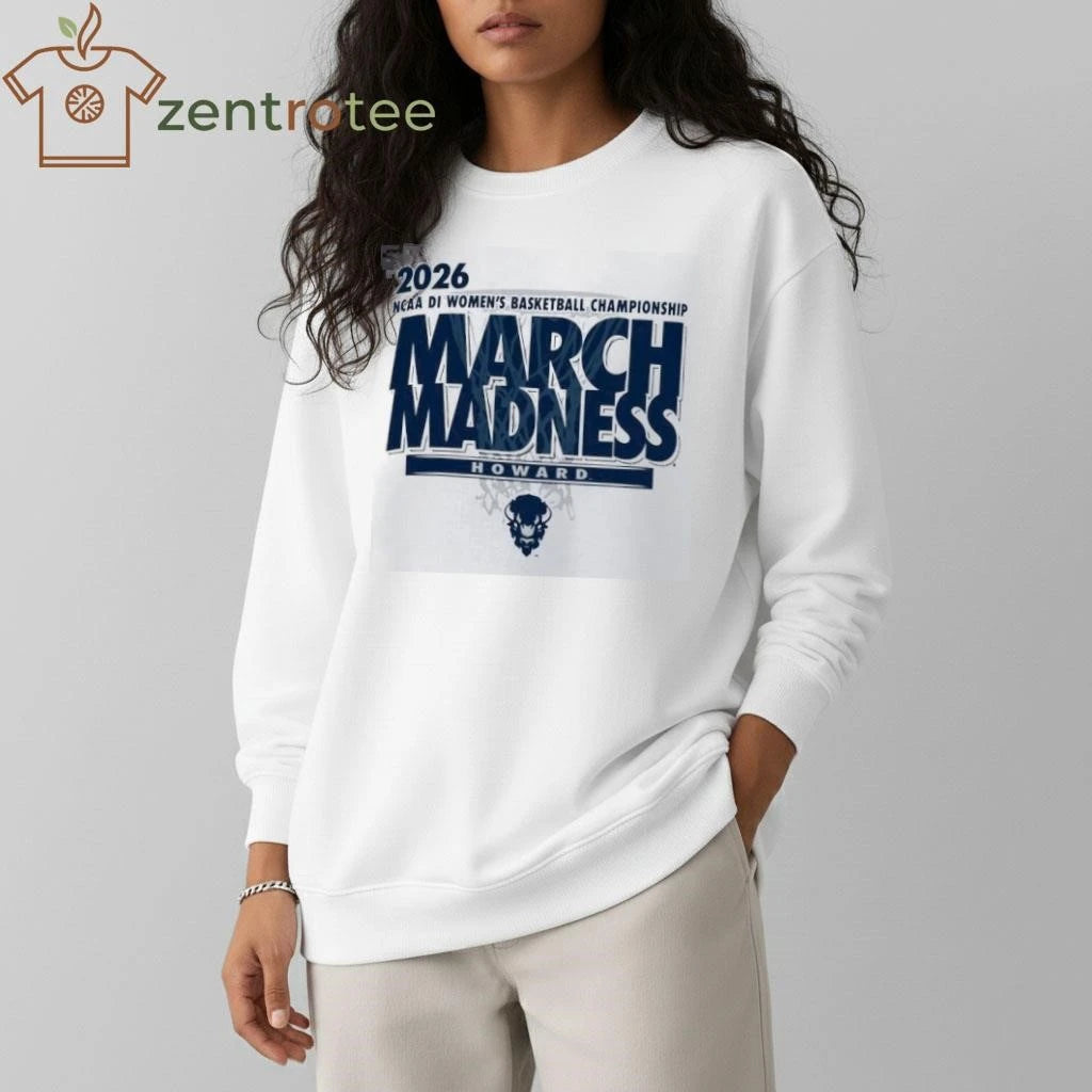 Howard Bison 2026 NCAA DI Women’s Basketball Championship March Madness shirt