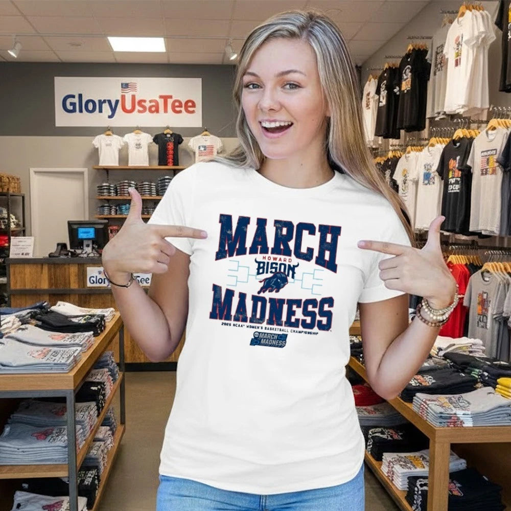 Howard Bison WBB 2026 March Madness Ncaa Women’s Basketball Championship Shirt
