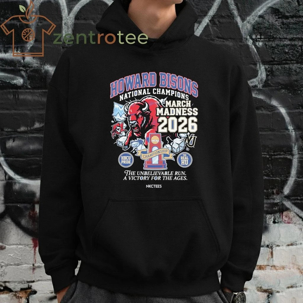 Howard Bisons NCAA National Champions 2026 T-Shirt – Official March Madness Victory Edition – Nkctees Exclusive