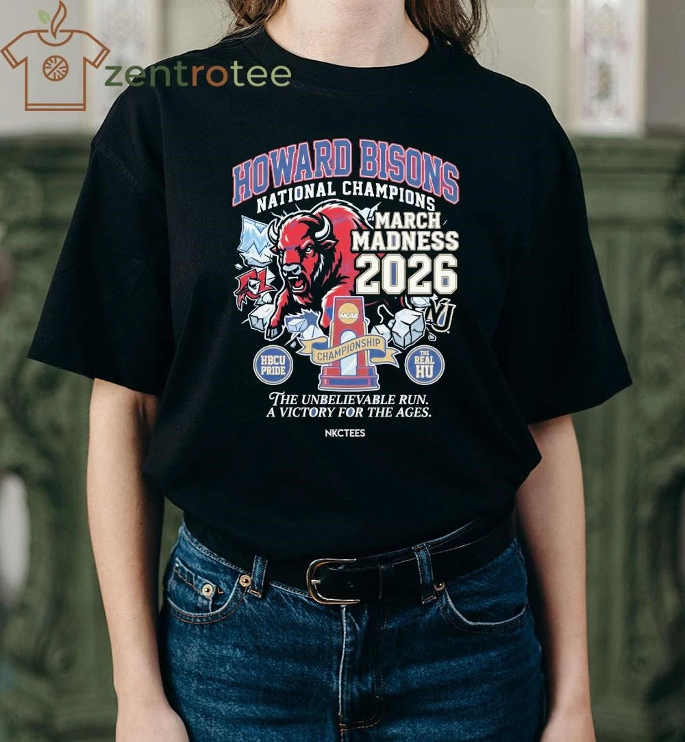 Howard Bisons NCAA National Champions 2026 T-Shirt – Official March Madness Victory Edition – Nkctees Exclusive