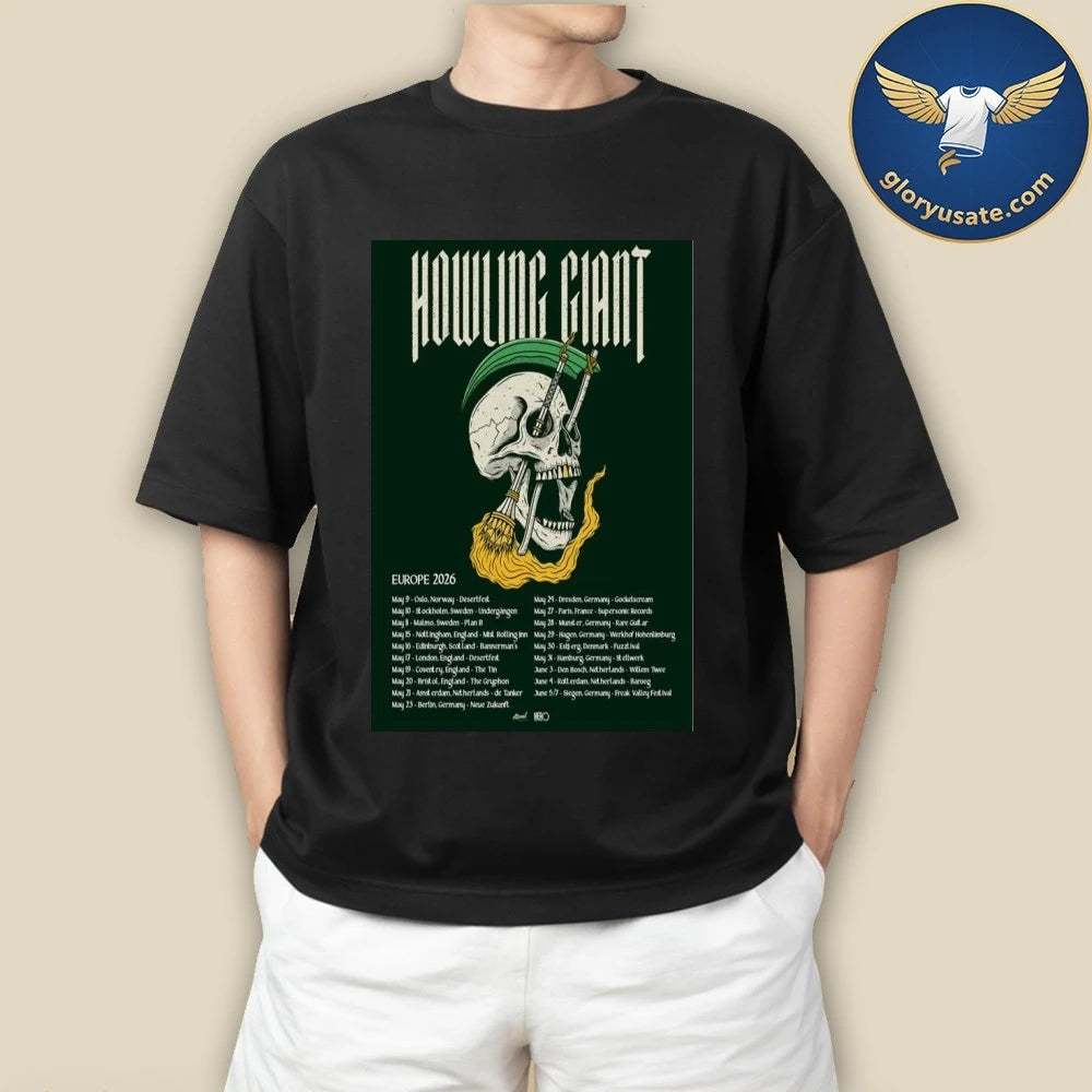 Howling Giant Europe 2026 Poster Shirt