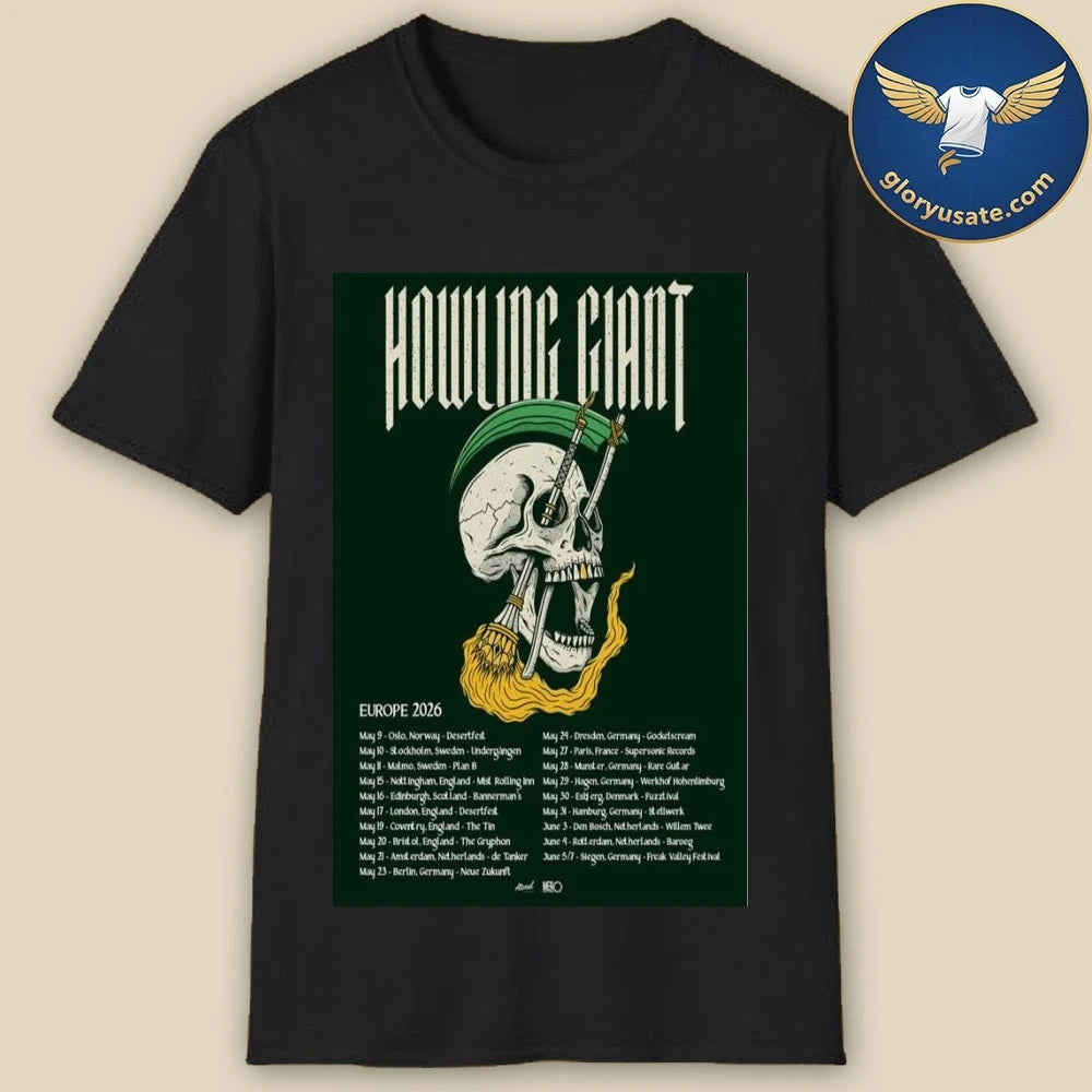Howling Giant Europe 2026 Poster Shirt