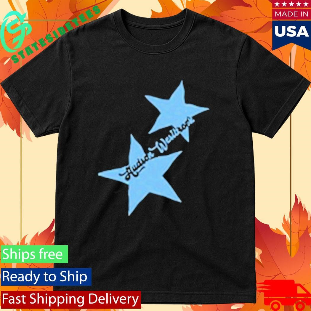 Hudson Westbrook Blue Star Black Comfort Colors Shirt
