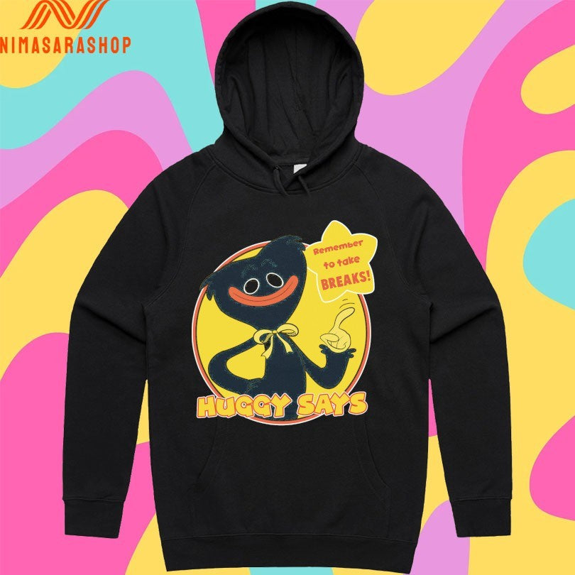 Huggy Wuggy Huggy Says Remember To Take Breaks Shirts
