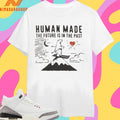 Human Made The Future Is In The Past Sun Heart Shirts