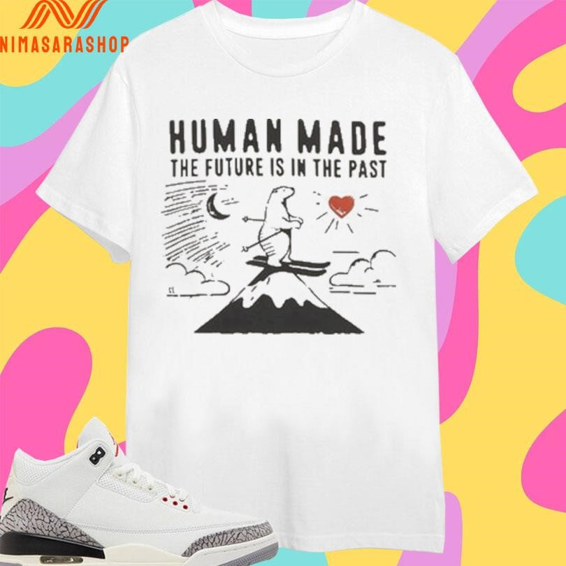 Human Made The Future Is In The Past Sun Heart Shirts